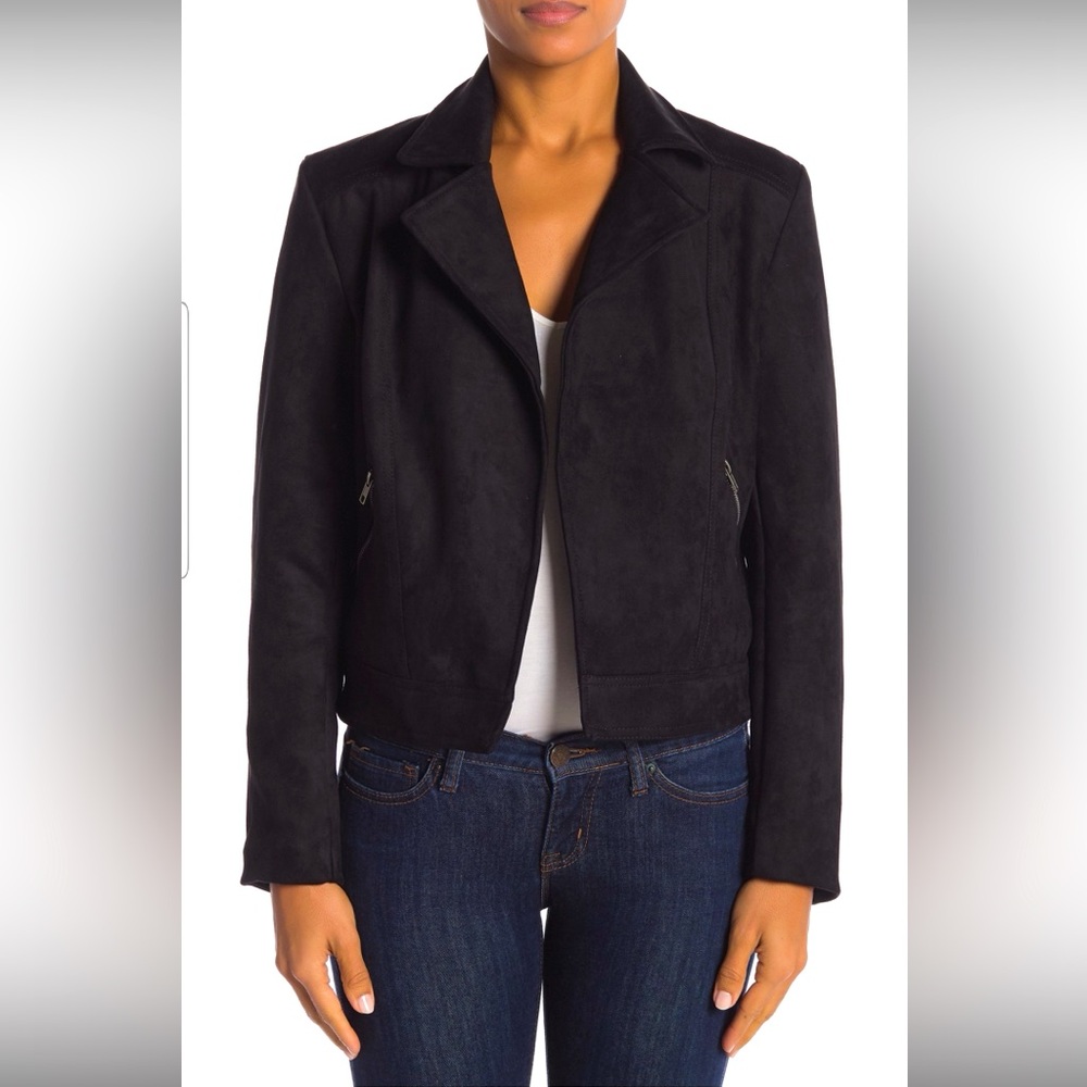Faux Suede Jacket